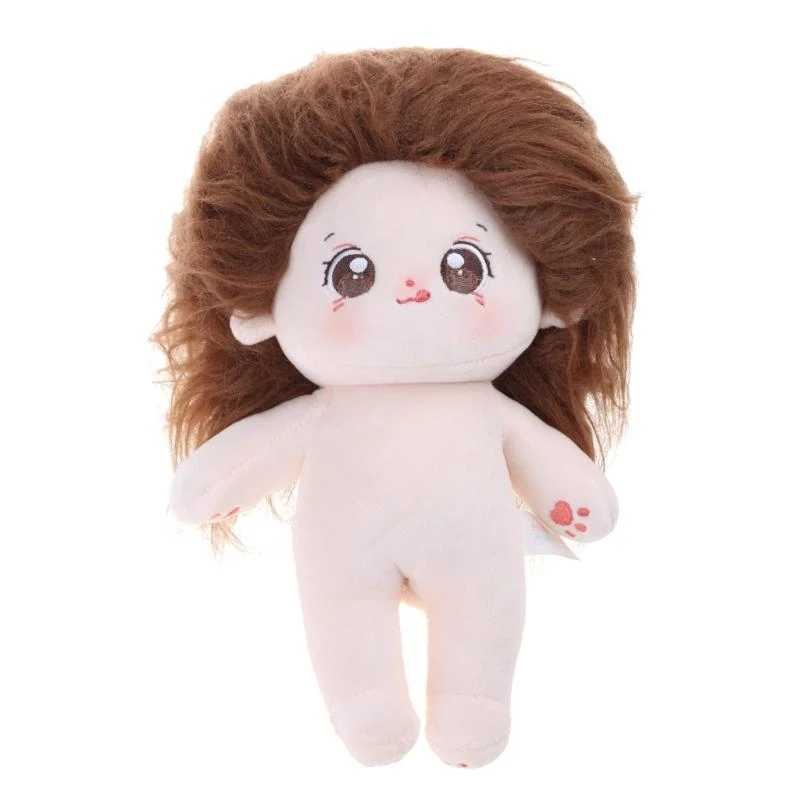 Muñeca bebé simulación 8 pulgadas, juguete muñeca desnuda tela con muñeca ídolo encantadora para niños,
