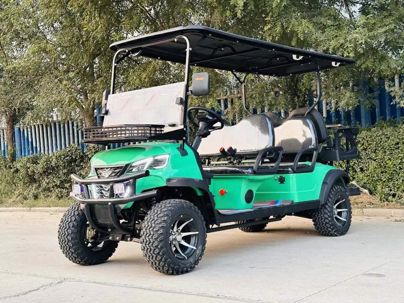 2024 جديد على الطرق الوعرة الشارع القانوني 48 فولت 72 فولت بطارية ليثيوم عربات سيارة عربات التي تجرها الدواب 4 6 مقاعد Carrito دي عربة جولف كهربائية #5