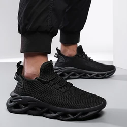 New Fashion Men's Running Shoes Ultra Light Air Cushion Outdoor Casual Sports Shoes Comfortable Breathable Male Sneakers