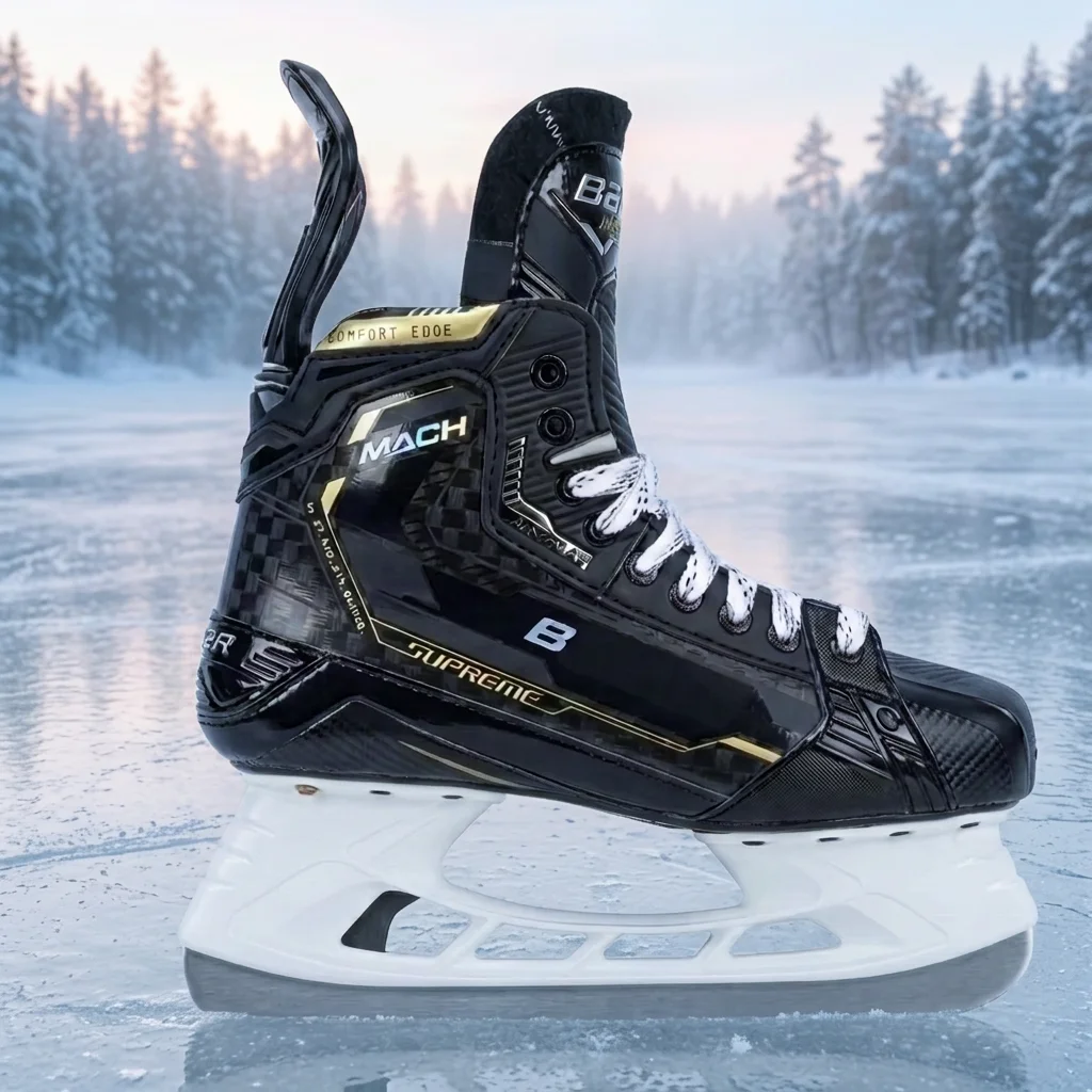 Ultra Light 600g Carbon Ice Hockey Skates Anti-Deform Hard Shell Durable High-End Pro-Level Players Bulk Supply Sizes 6-9.5
