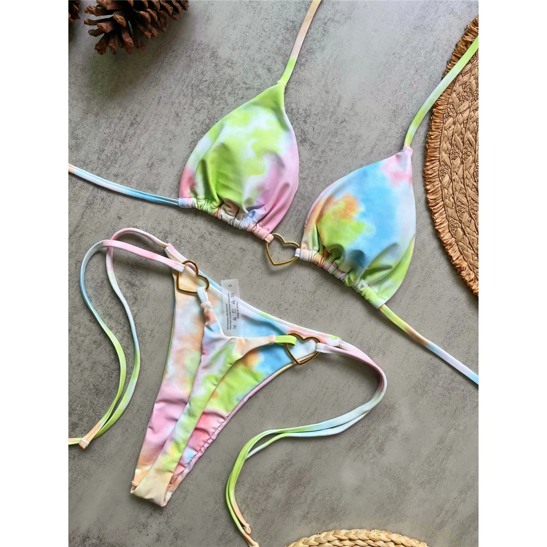 Sexy Extrem String Mini Micro Tanga Bikini Damen Badeanzug Frauen Bademode Zweiteiliger Bikini-Set Badeanzug Schwimmanzug V8291 – Detail 16