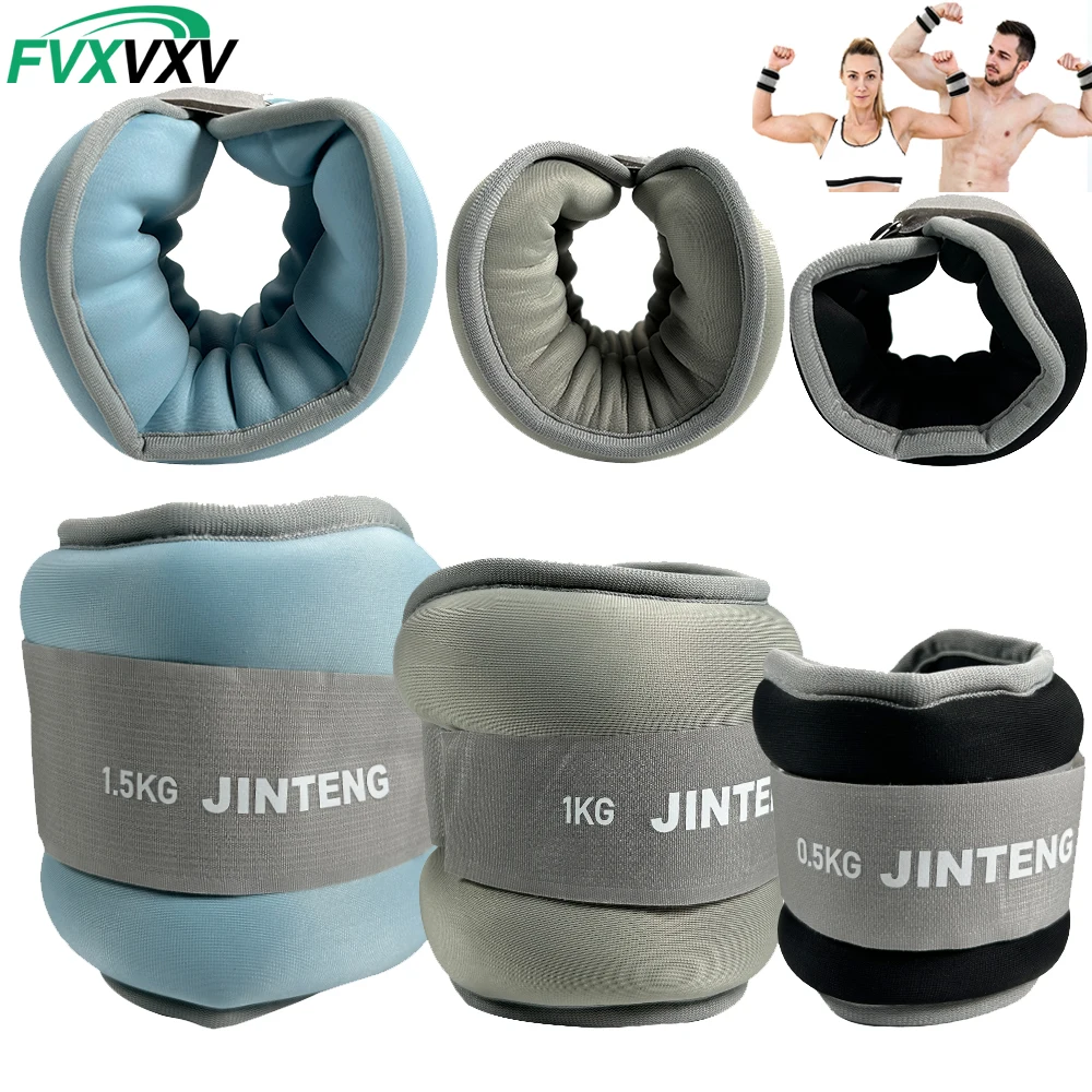 

1Pair Adjustable Wrist Ankle Weights 1kg/2.2LBS,2kg/4.4LBS, 3kg/6.6LBS Weight for Jogging, Gymnastics,Aerobics,Physical Therapy