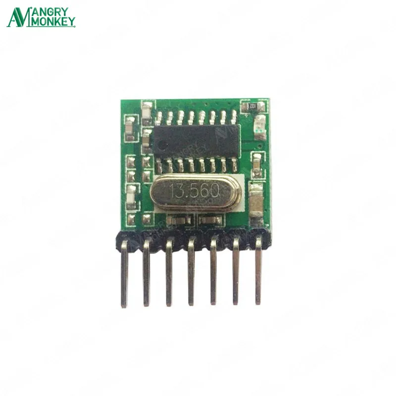 1 set RF module 433 Mhz Wireless Receiver and Transmitter Receiver Learning Code 1527 4Ch with antenna For Arduino uno DIY kit