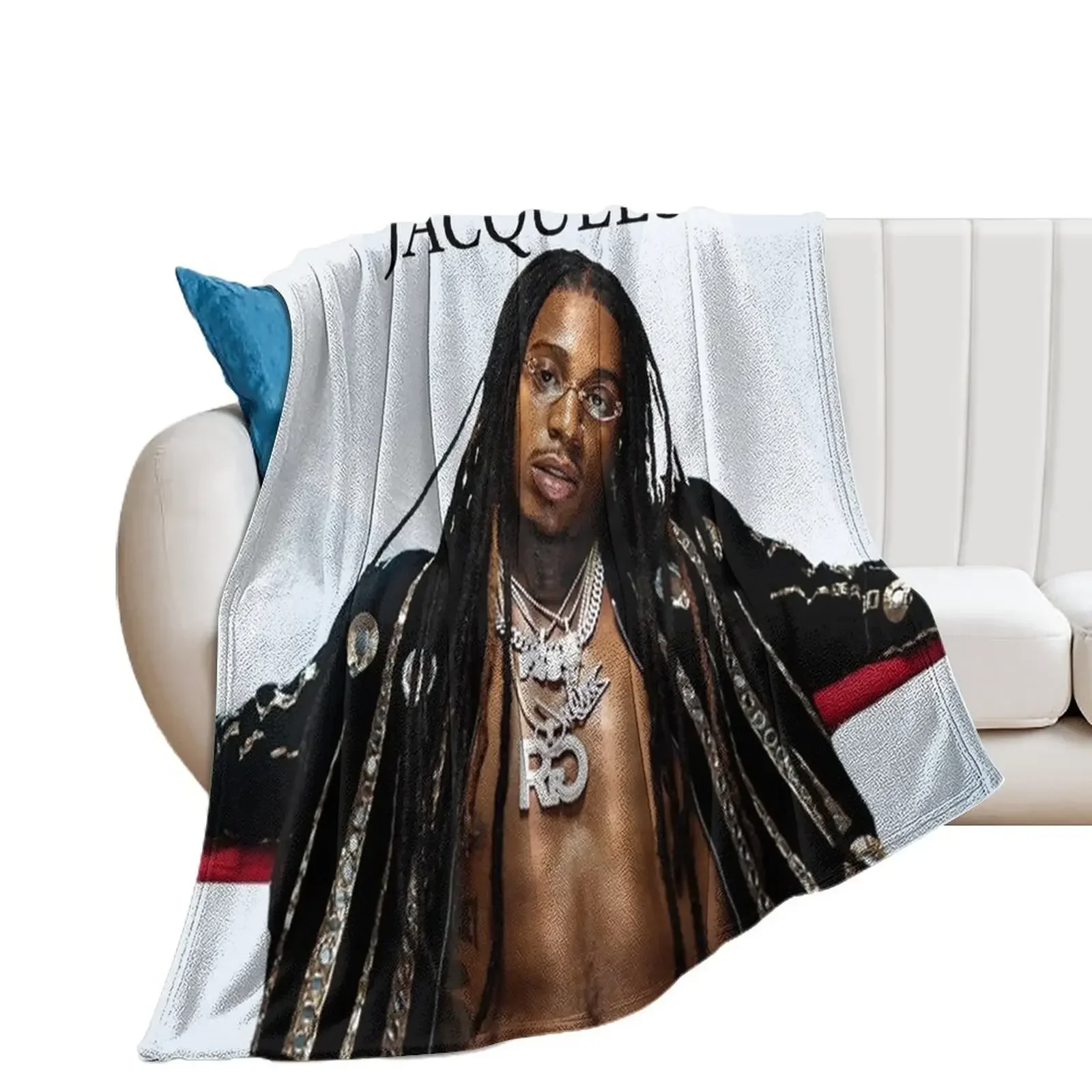 Ninejaq King of R & B American Tour 2019 2020 Throw Blanket valentine gift ideas Sofa Blankets