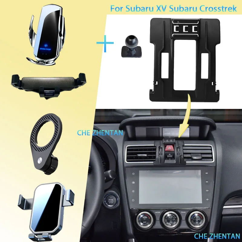 

For Subaru XV Subaru Crosstrek GP 2013~2017 Car Phone Holder Bracket Base Gravity Stand Vehicle Phone Mounts Auto Accessories