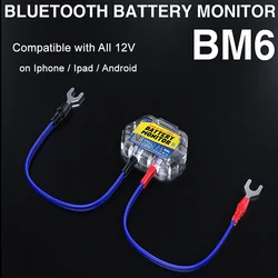 QUICKLYNKS BM6 Bluetooth 4.0 12V Battery Monitory Car Battery Health APP Monitoring Battery Tester For Android IOS Hot