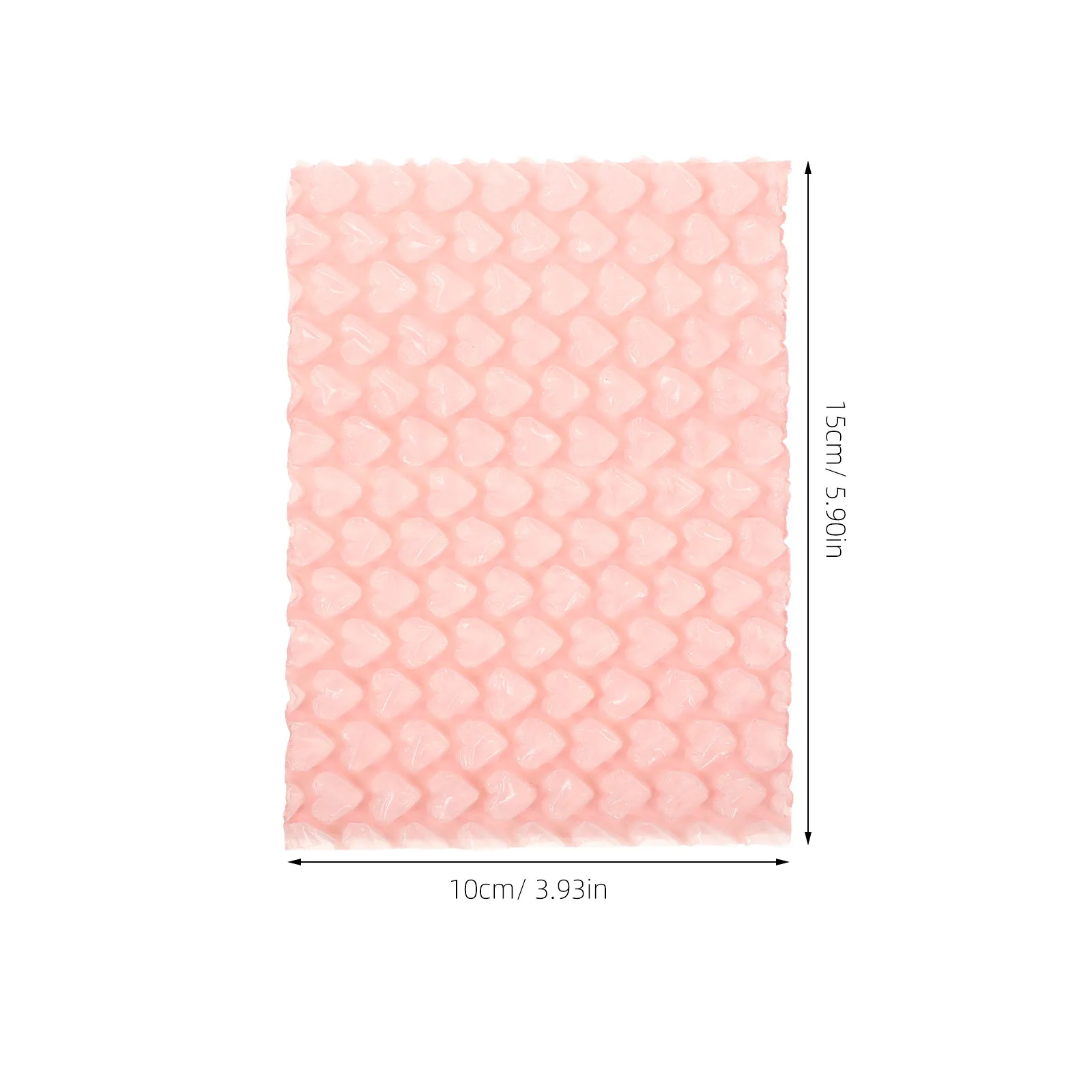 50Pcs Heart Shaped Bubble Mailers Thickened Cushioning Protection for Delicate Items Small Business Shipping Packaging Bulk