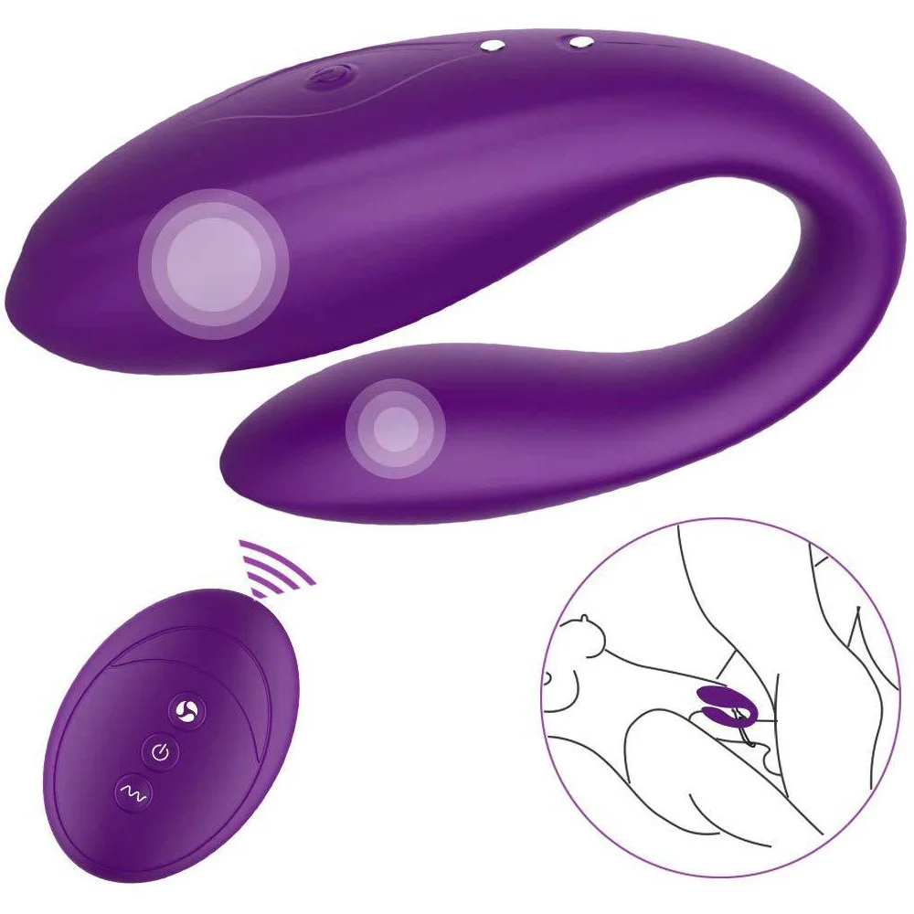 G-Spot Vibrator Toys For Sex Clitoral Couple Nipple Anal Vagina Vibrations Remote Control Adult Sex Toys With Dual Motors