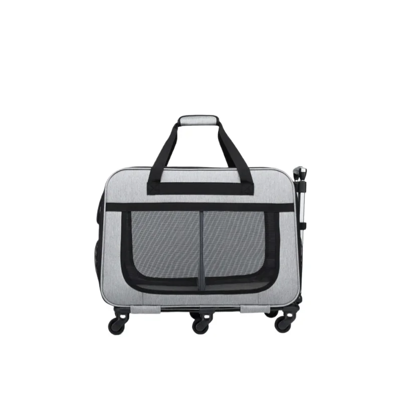 Pet trolley case Multi-cat suitcase Small dog dog going out bag Large capacity