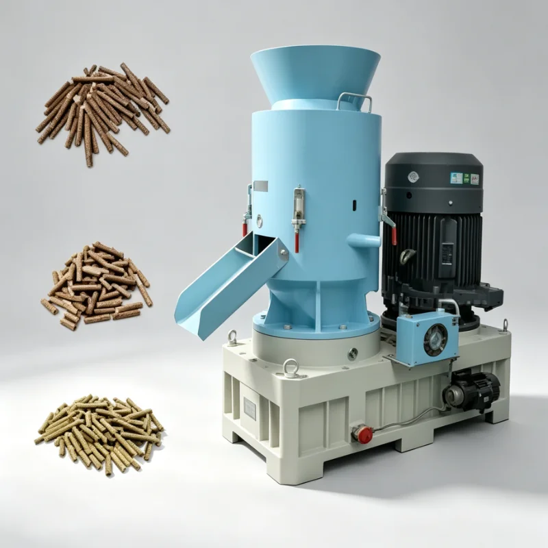 Customized Wood Pellet Granulator for Sawdust Biomass Fuel Pellet Production High Capacity Durable Automatic Machine