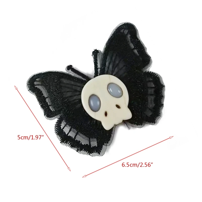 Hairpin Steampunk Hair Clip Angel for butterfly Hair Accs for Anime Cosplay Part Gothic Accessories for Masquerade Party