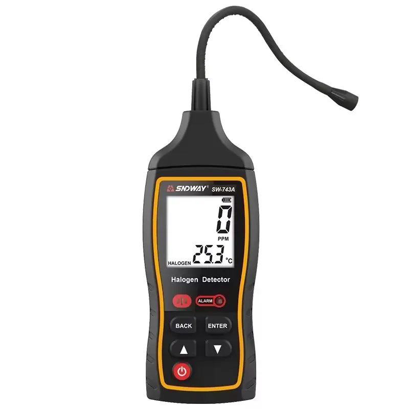 Halogen Leak Detector Air Conditioning Refrigeration Detect Tool Sound Light Vibration Alarm Refrigeration R22a R134a