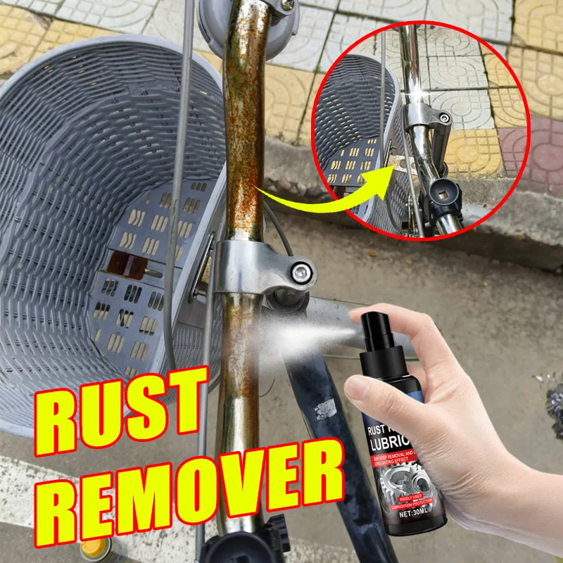 Metal Rust Remover Spray Rust Cleaning and Polishing Spray for Appliances Hardware Furniture and Metal Tools