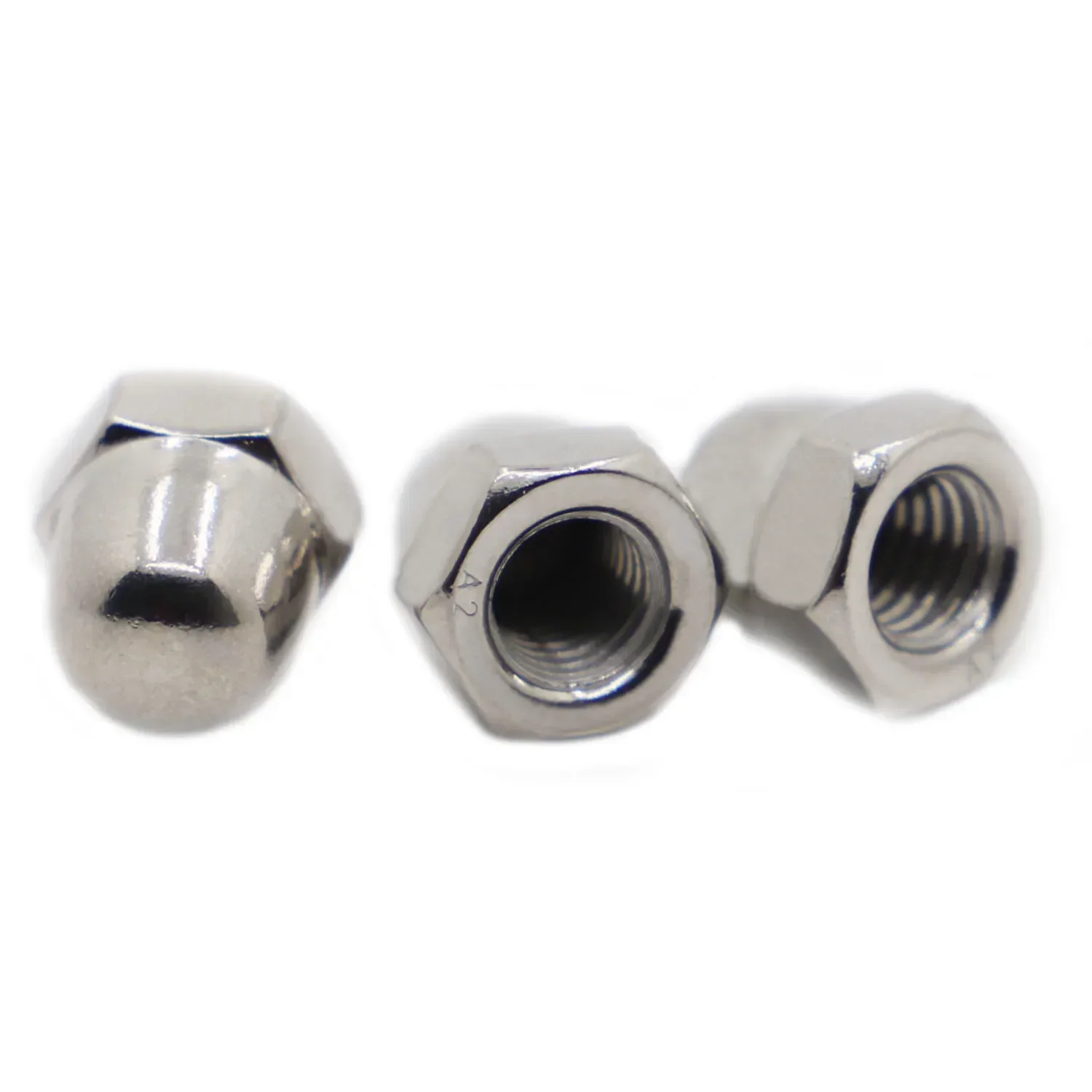 DIN1587 304 Stainless Steel Hex Cap Nut Domed Nuts For Decrotive M3 M4 M5 M6 M8 M10 M12 M14 M16