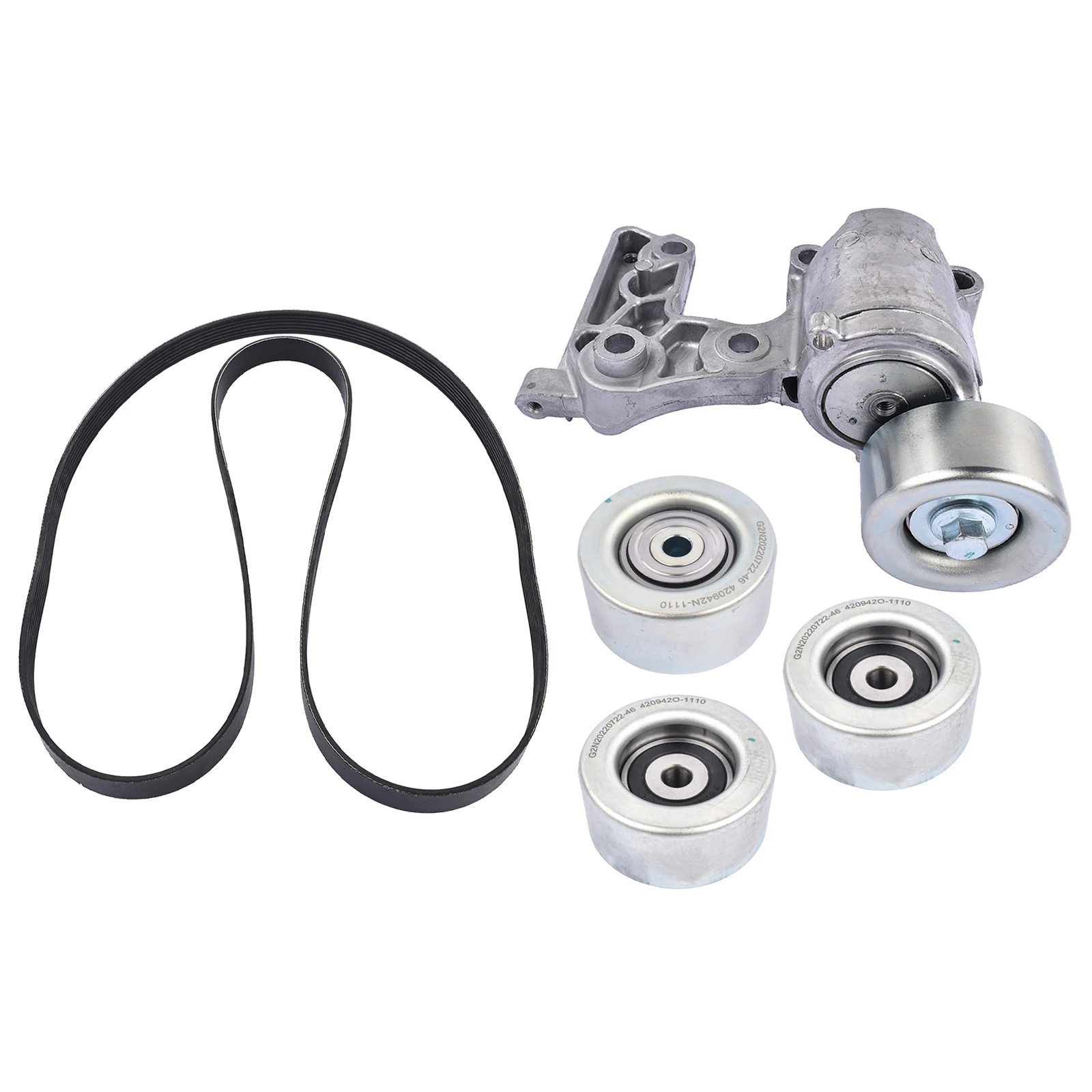AP01 Drive Belt Tensioner Idler Pulley Kit for Toyota Tacoma Tundra FJ Cruiser 07-09 1662031012 1662031013 1660331040 166030P030 view 4