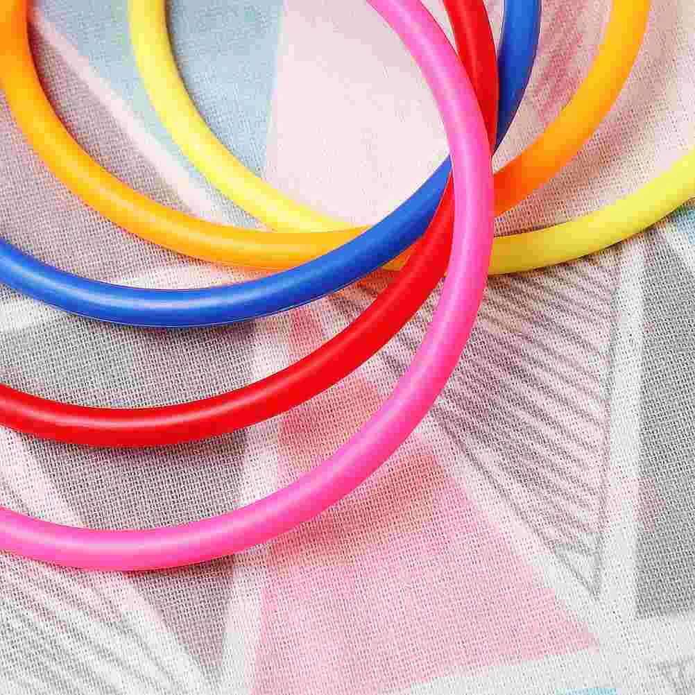 24pcs Interesting Toss Rings Throwing Toy Throwing Rings Toss Rings Game for Carnival Garden Backyard Outdoor (Random Color)