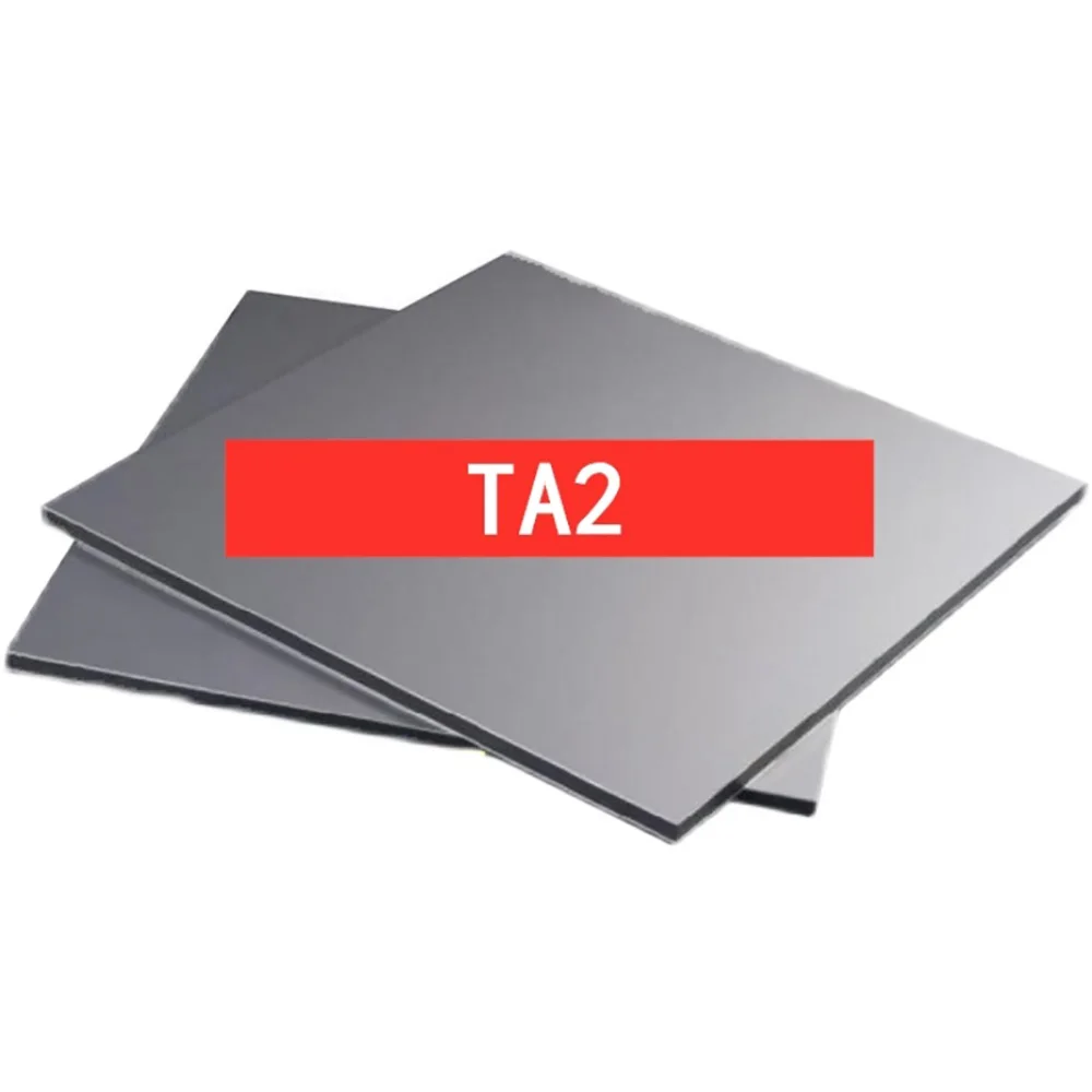 1Pcs 100x100mm 200x200mm Thickness 0.5 0.8 1 1.2 1.5 2 2.5 3 3.5 4 5mm Titanium Titan Ti Alloy Plate TA2 Thin Metal Sheet