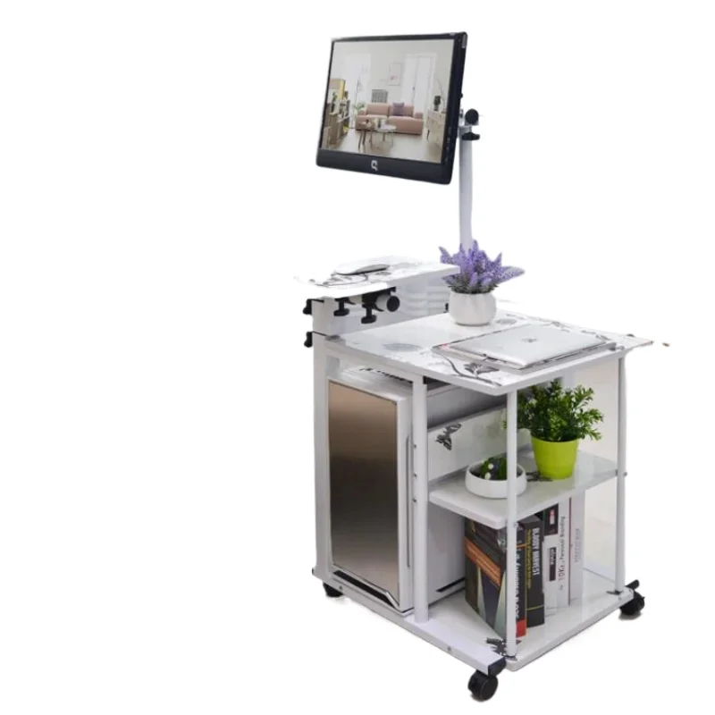 Simple bed side laptop desk with stand lazy computer desk bed PC desk desktop table home rotating moveable laptop table