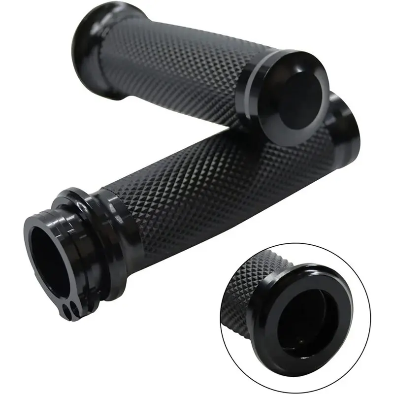 Precision 2X Universal 1In 25Mm Hand Grips Motorcycle Handle Bar Handlebar For Touring Sportster 883 1200 XR For