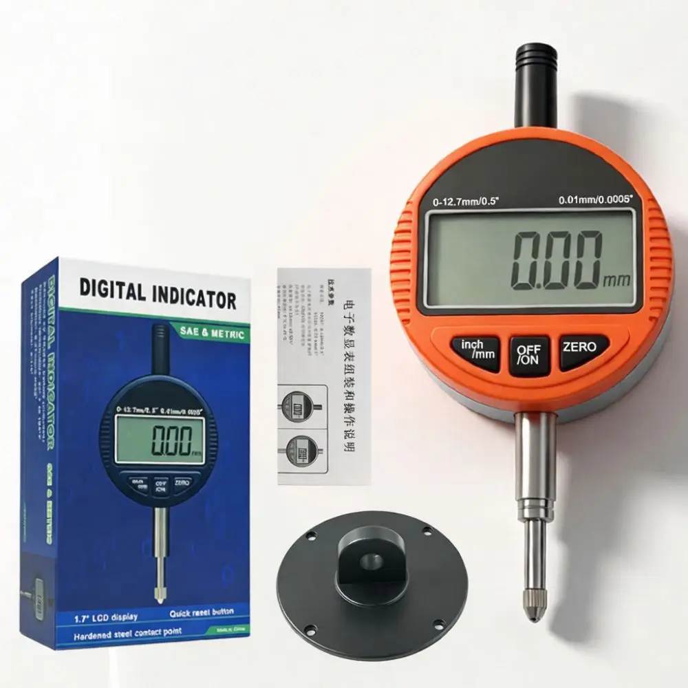 Digital Dial Indicator Electronic Micrometer Precision Gauge 0 001mm Measuring Tool For Mechanical Machining Workshop