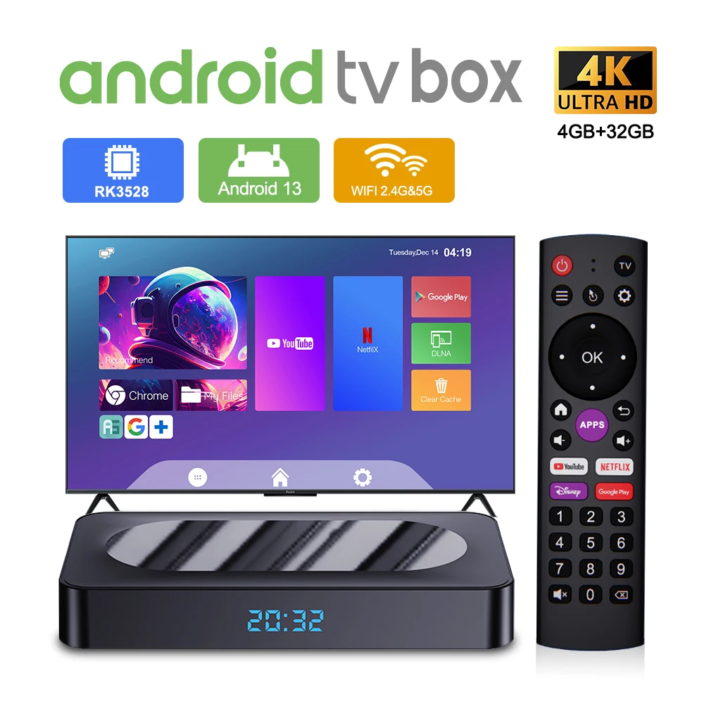 I96 Z8 Pro TV Box Android 13 Quad Core Cortex A53 Support 8K 4K HDR Media Player TV Box Dual Wifi 32G Smart Control Set Top Boxs