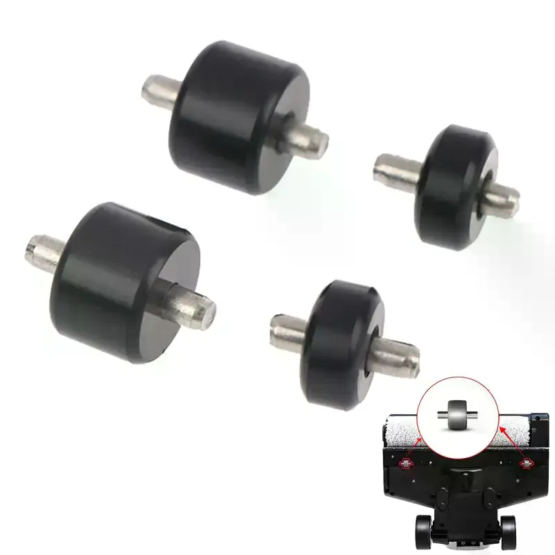 2pcs Floor Scrubber Cleaner Wheels Wet Dry Floor Scrubber Cleaner Accessories Wheels Parts Replace Worn-out Or Damaged Wheels