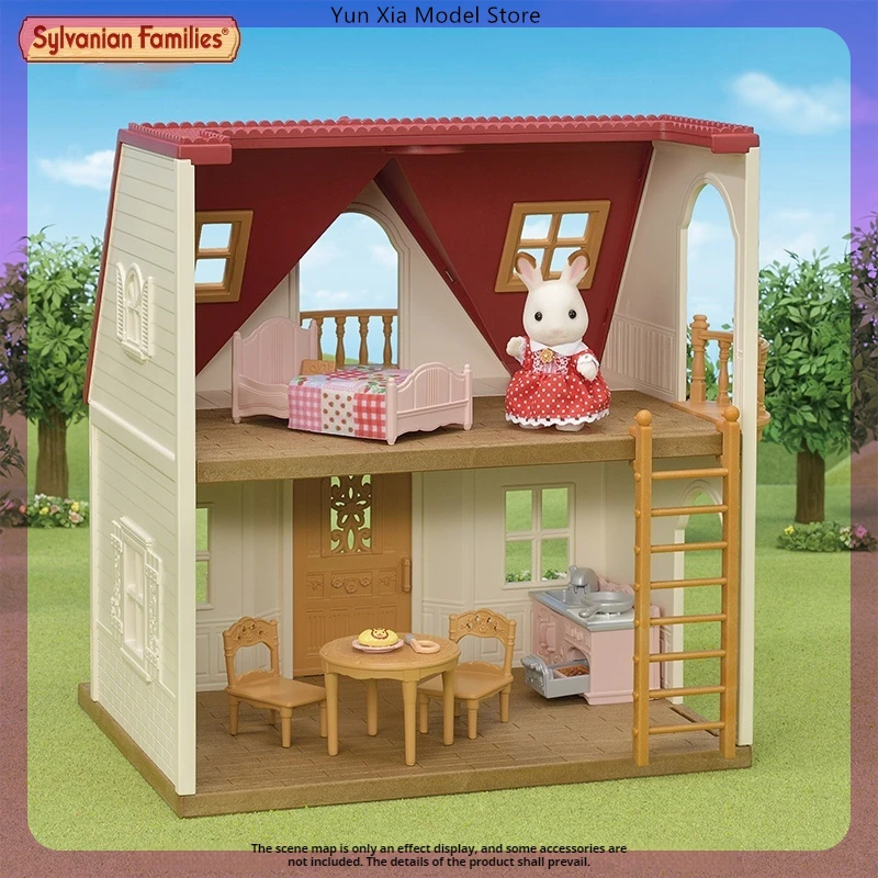 

Sylvanian Families Sweet Dream House Mailbox Edition And Country Furniture Suit Children Princess Simulated House Playhouse Toys