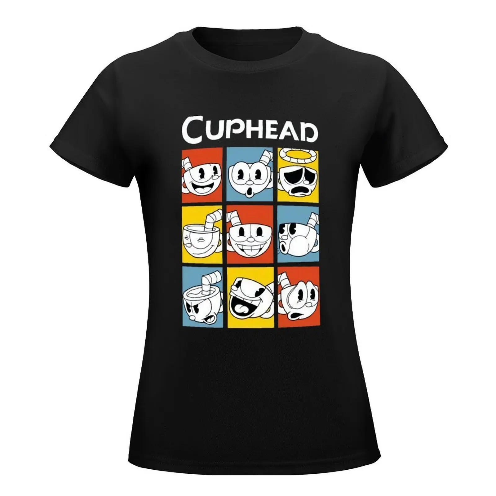 The Cuphead Show T-Shirt kawaii clothes funny t-shirts for Women pack