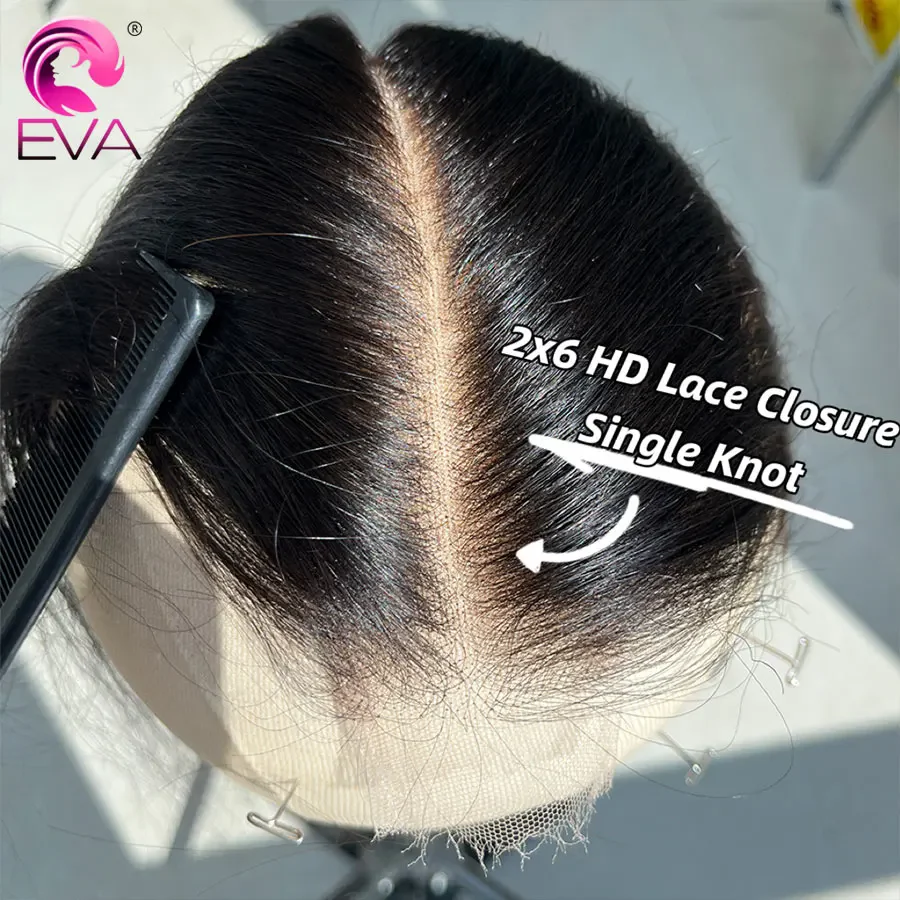 

Кружевная застежка HD с одним узлом 2x6, глубокий пробор, закрытие человеческих волос, невидимая HD кружевная кожа, расплавленная Bye Knot, только HD кружевная застежка