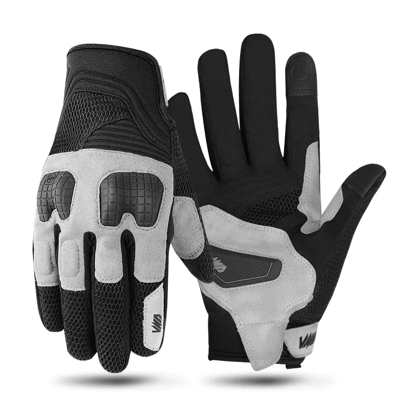 VND Motorcycle Riding Gloves Spring Summer New Mesh Breathable Anti-fall Rider Touch Screen Men Women Couples Motocross Gloves