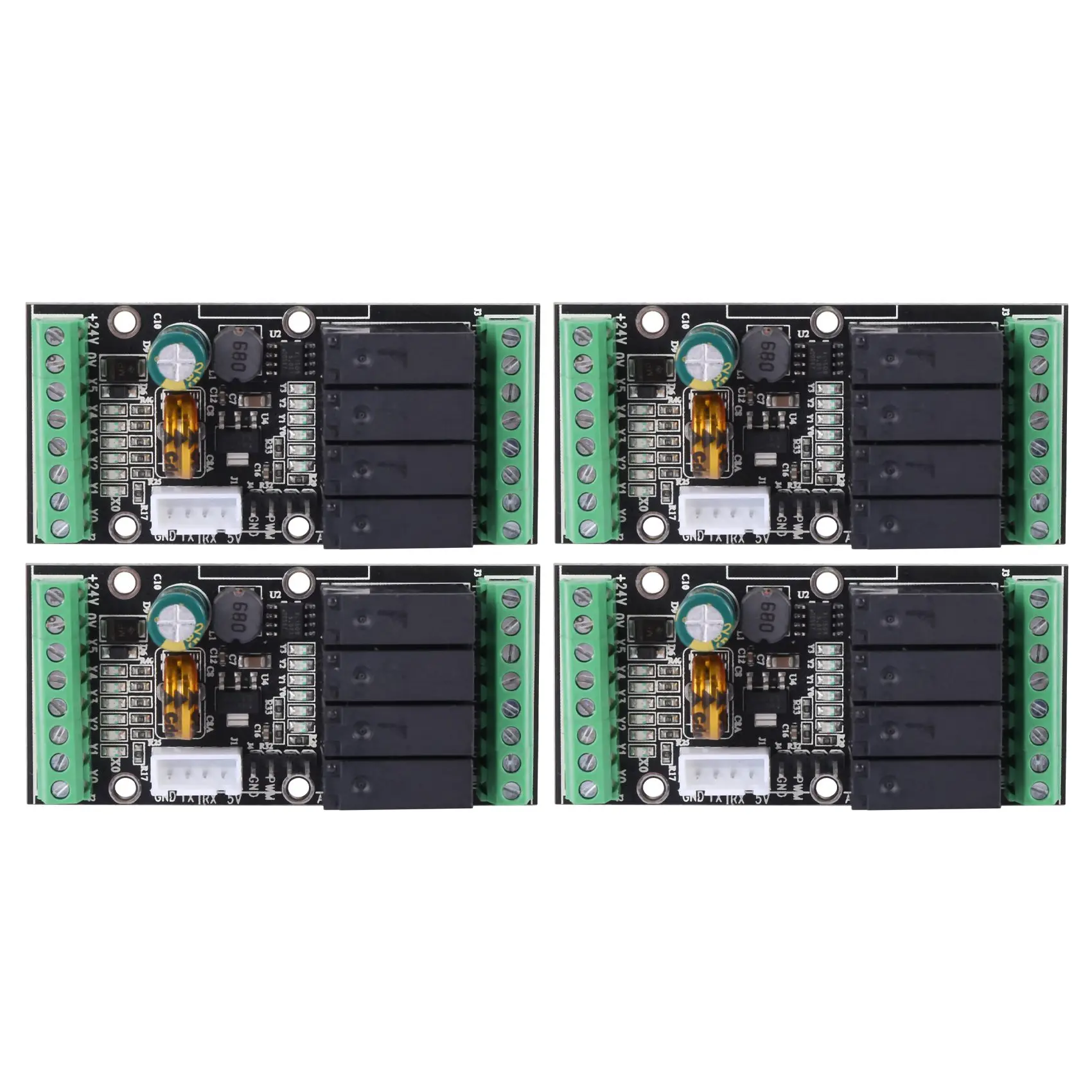 4X PLC لوحة تحكم قابلة للبرمجة FX2N-10MR WS2N-10MR-S وحدة تحكم قابلة للبرمجة-ABQU