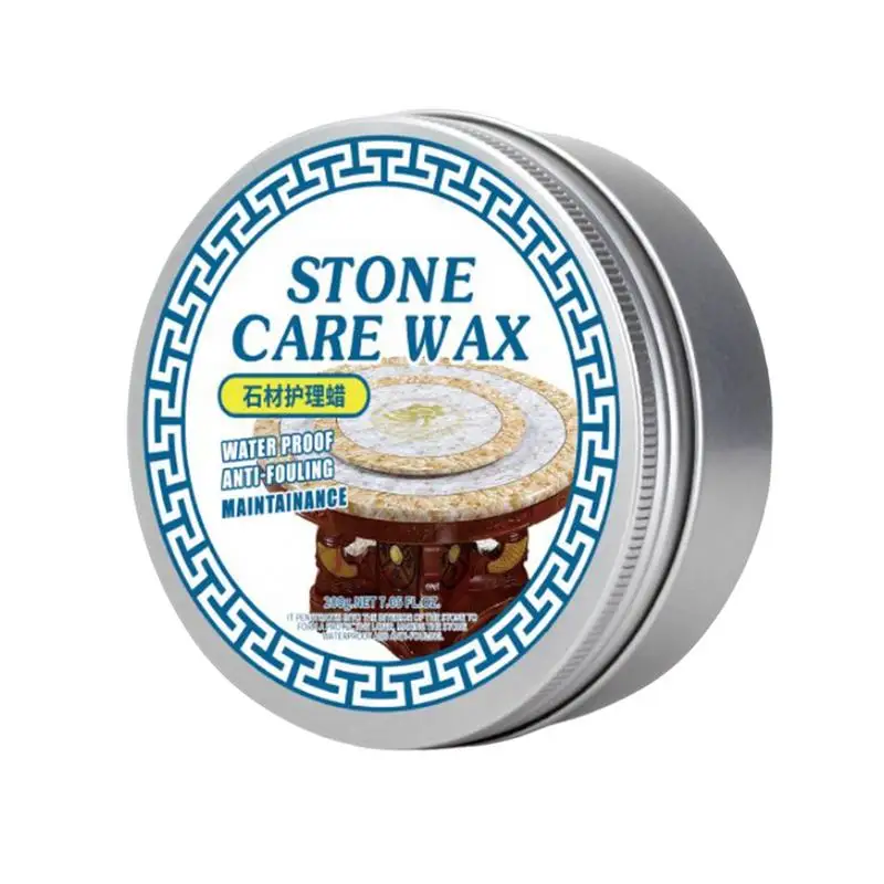 200g Stone Wax Polish Maintenance Restoration Wax Tile Waterproof Care Wax Coating Agent For Floor Tiles Marble Furniture