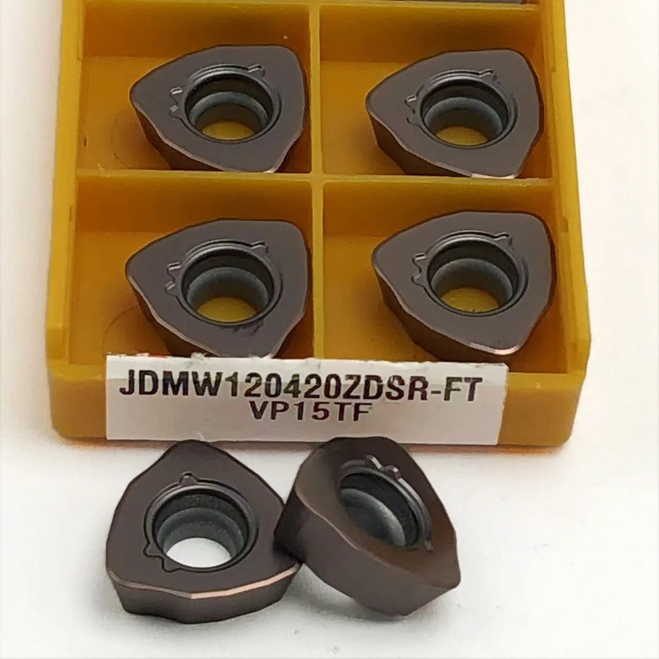 10SZT JOMW080320 06T215 09T320 JDMW120420Płytki węglikowe VP15TF Frez czołowy AJX Narzędzia do obróbki CNC Super szybkie narzędzie frezarskie