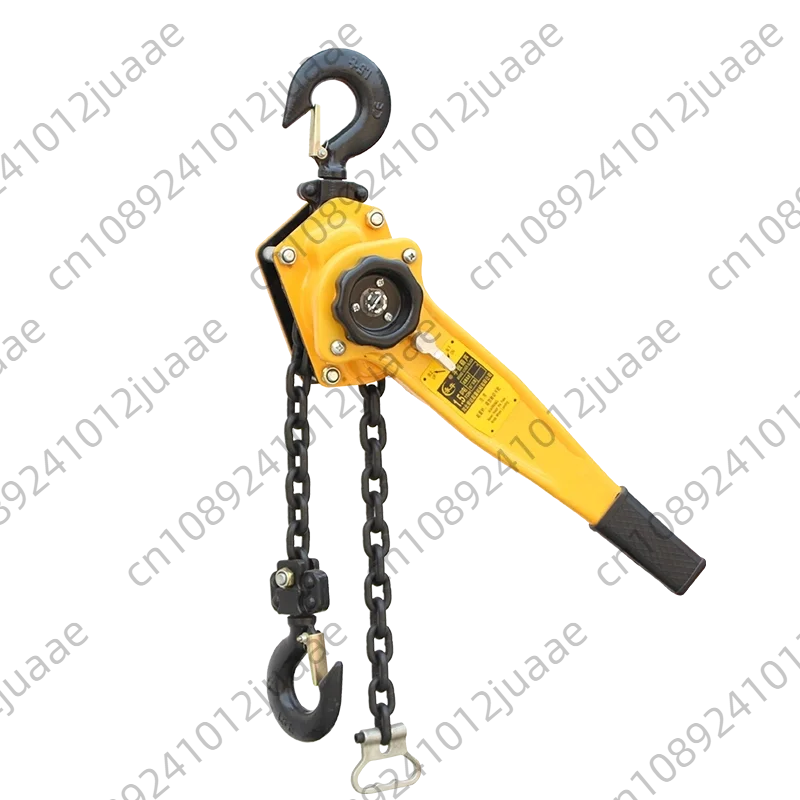Manual Manganese Steel Hook Wire Manual Traction Hoisting Tool Lever Small Hand Chain Manual Traction Hoist Crane 3M 0.75/1T