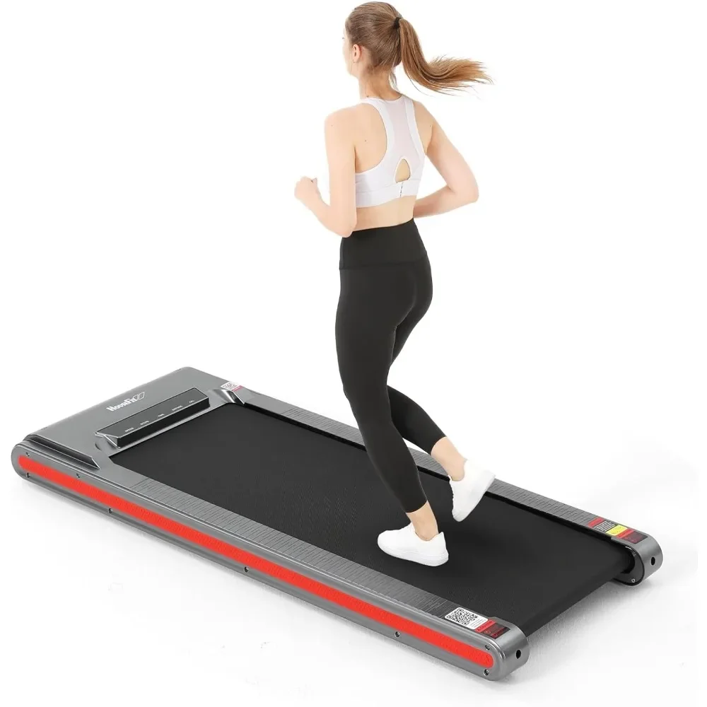 

Under Desk Treadmill 300 pounds Weight Capacity with Bluetooth APP and Music for iPad and Phone Support LCD Display Freight free