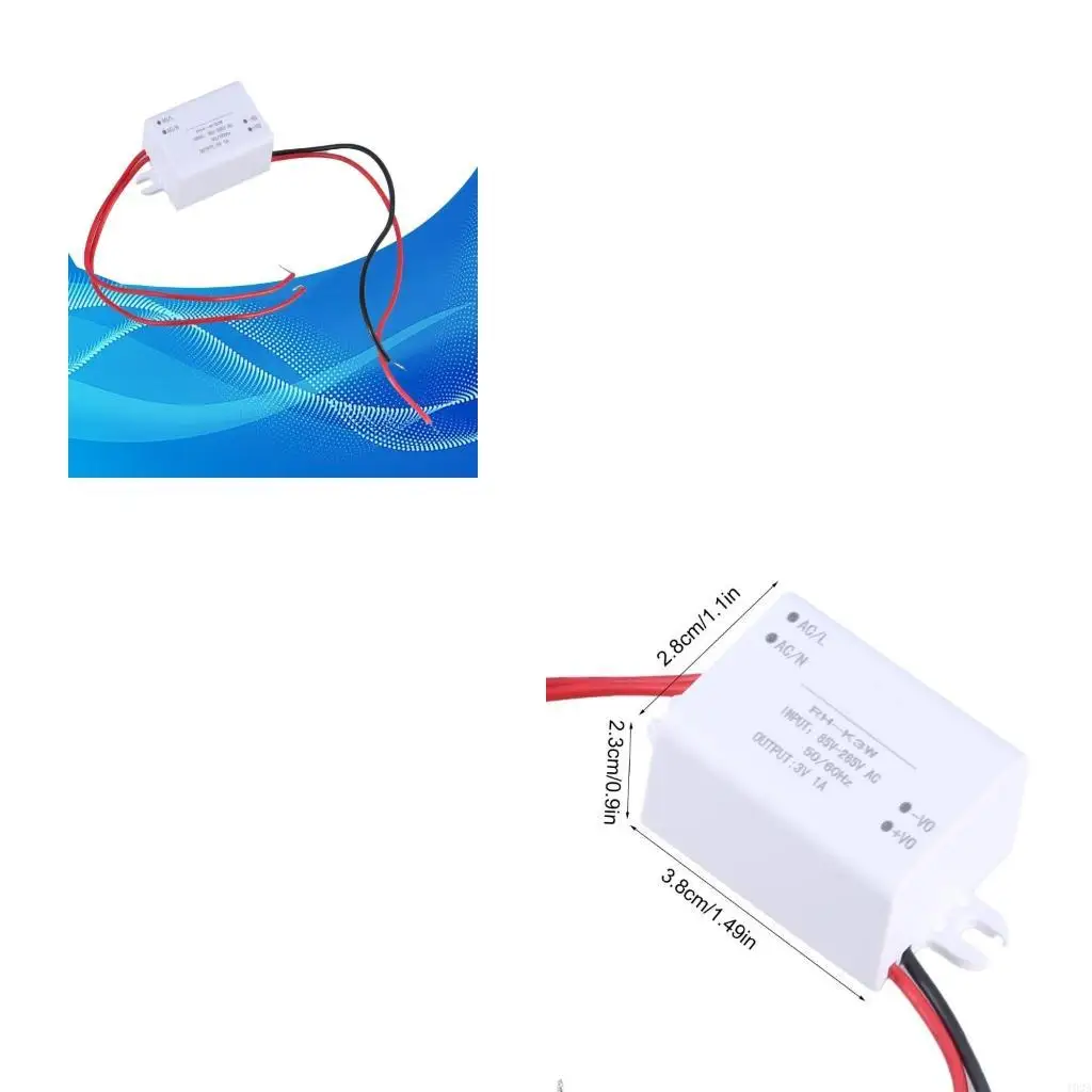 193A LED Strips Driver Converters Simple Driver Adapters 85V-265V to 3V LED Power Supplies for Toy Remote Controllers Lamp