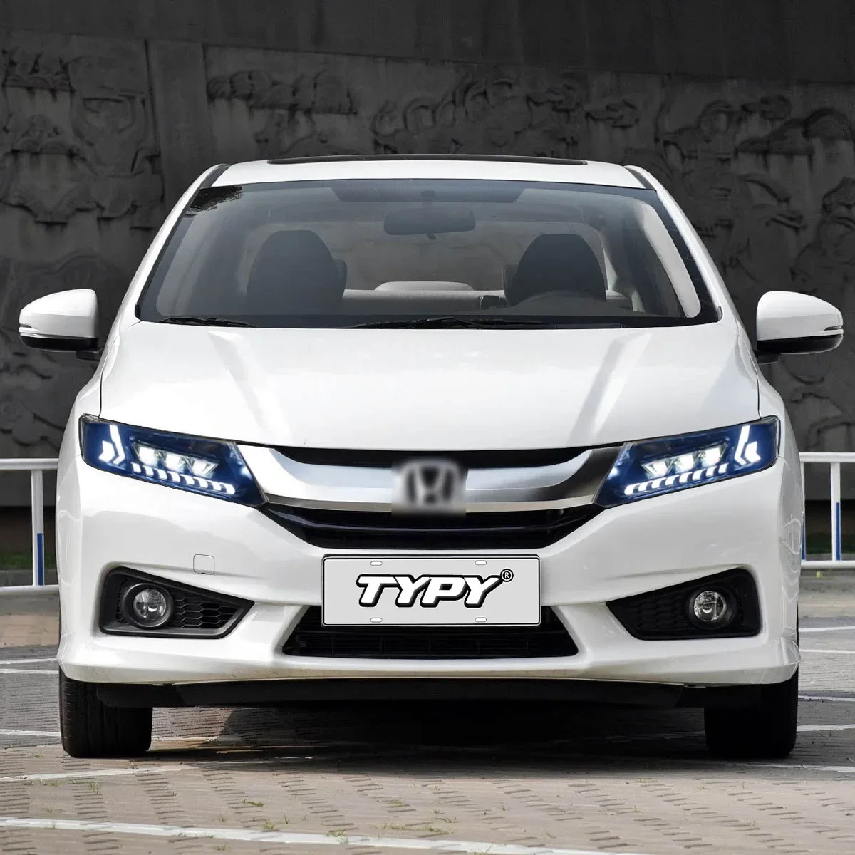 

TYPY Car For Honda City Headlight 2015-2022 Upgrade Modified to New DRL Dynamic Turn Signal LED Headlight Auto Accessories