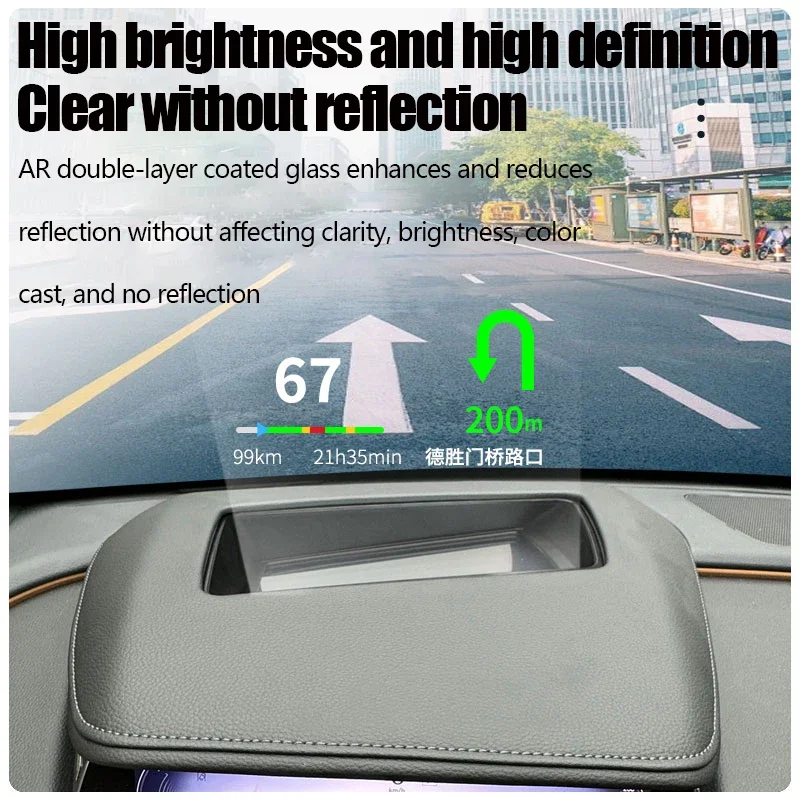 سيارة HUD رئيس يصل إطار العرض الغطاء الواقي لمازدا EZ-6 J90A اكسسوارات 2024 2025 2026 عاكس الغبار ملحقات السيارة