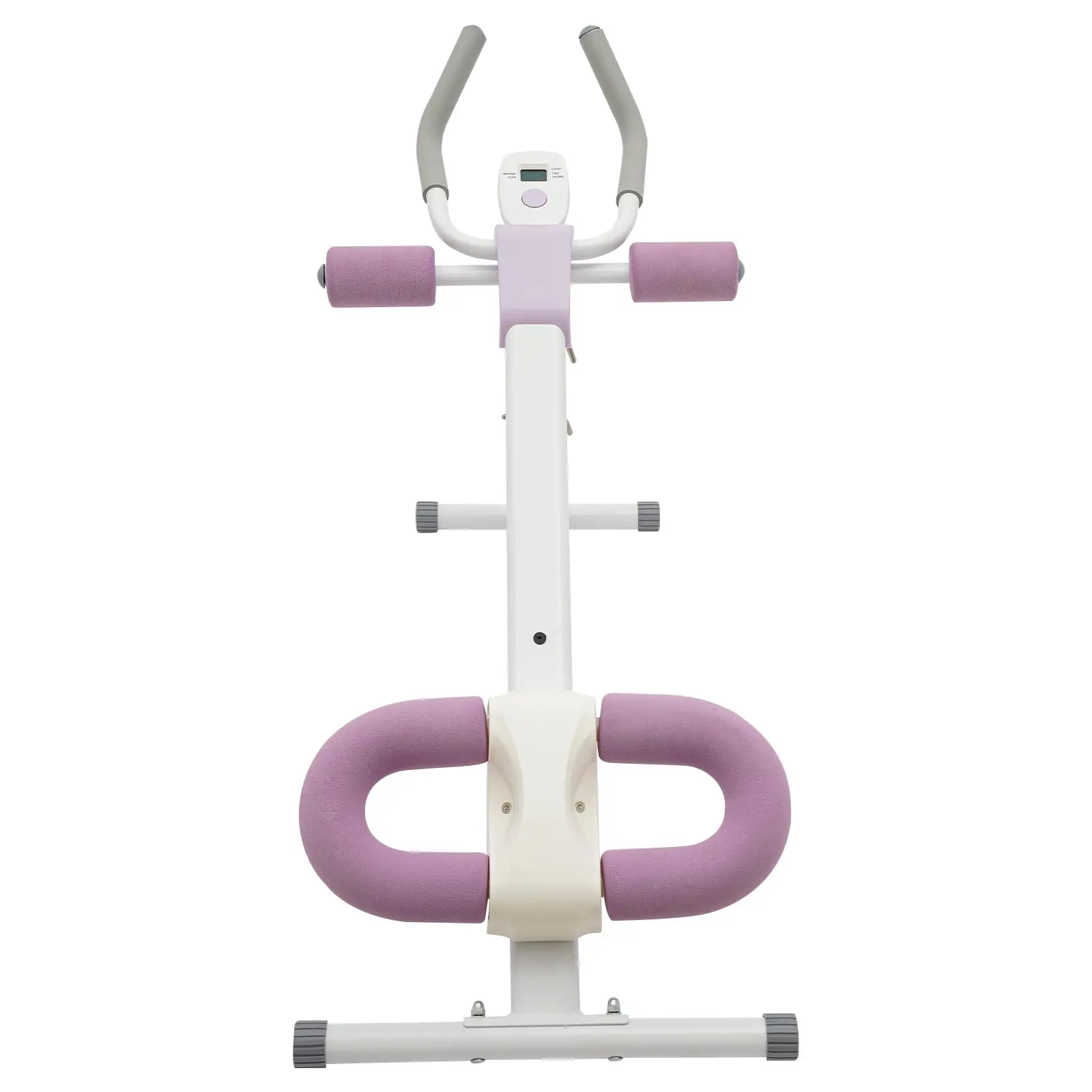Foldable Abdominal Exercise Machine, Adjustable Abdominal Workout Equipment with Lcd Monitor, Abdominal Trainer Machine, for Sto