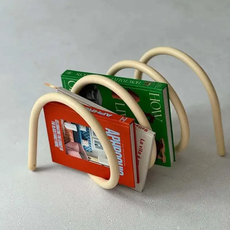

Современные книжные полки Spring Book Racks в скандинавском стиле, настольные стеллажи для гостиной, угловые книжные полки, мебель для интерьера