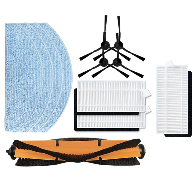 

HOT-For Pioneer VC720R / VC725R Replacement Parts Accessories Main Side Brush Filter Mop Cloth