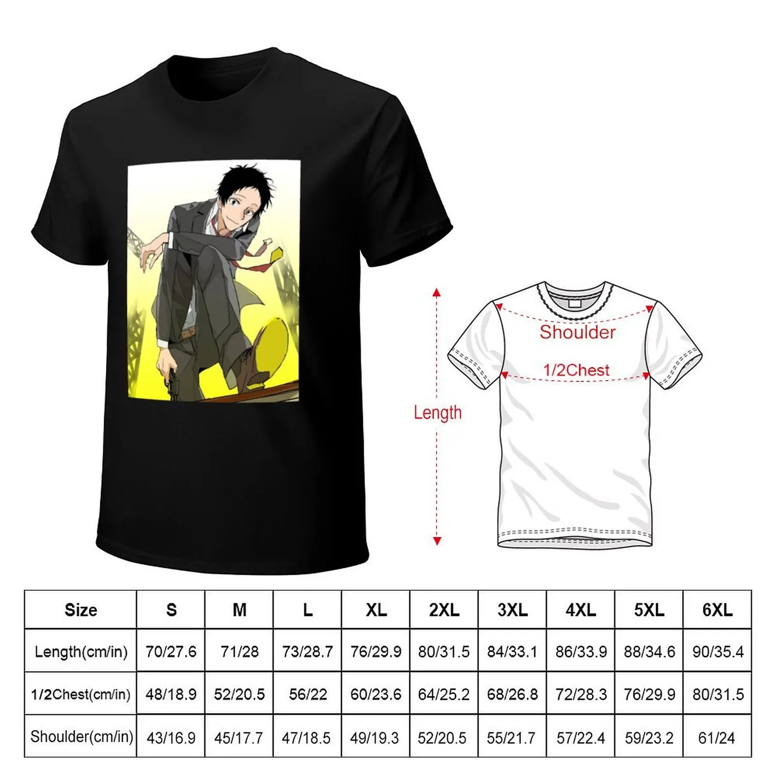 Adachi Tohru gift for fan T-Shirt customs shirts graphic tees quick drying Men's t-shirts