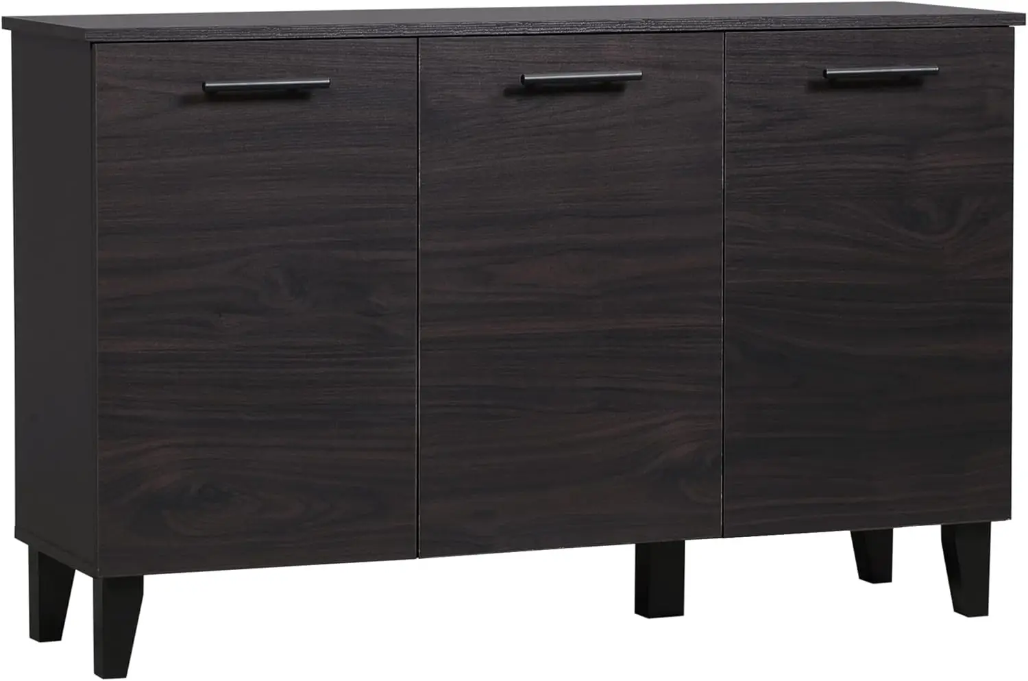 

Sideboard Buffet Cabinet, Kitchen Cabinet with Adjustable Shelf, Coffee Bar Cabinet, Dark Walnut