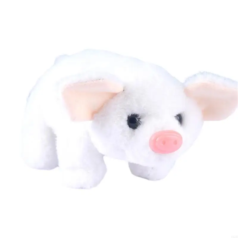  Animated Pig Plush Toy With Walking Action Great Gift For Boys Girls Electronic Interactive Animal Toy Battery Operated
