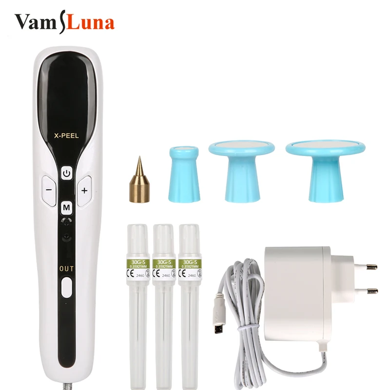 

2 in 1 Professional Ozone Plasma Mole Removal Pen LCD eyelid lifting Freckle Dark Spot Wart Remover Machine Tattoo Remaval Tool