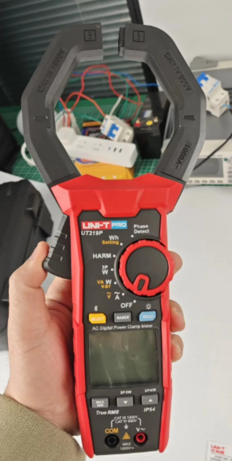 1pc UNI-T UT219P Three Phase True RMS Harmonic Analysis Power Clamp Meter USB Data*SY