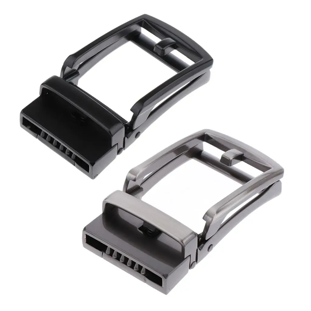 Rectangle Metal Belt Buckle Replacement for Men Ratchet Belts 3.5cm Wide Automatic Slide Accessory for Casual Style