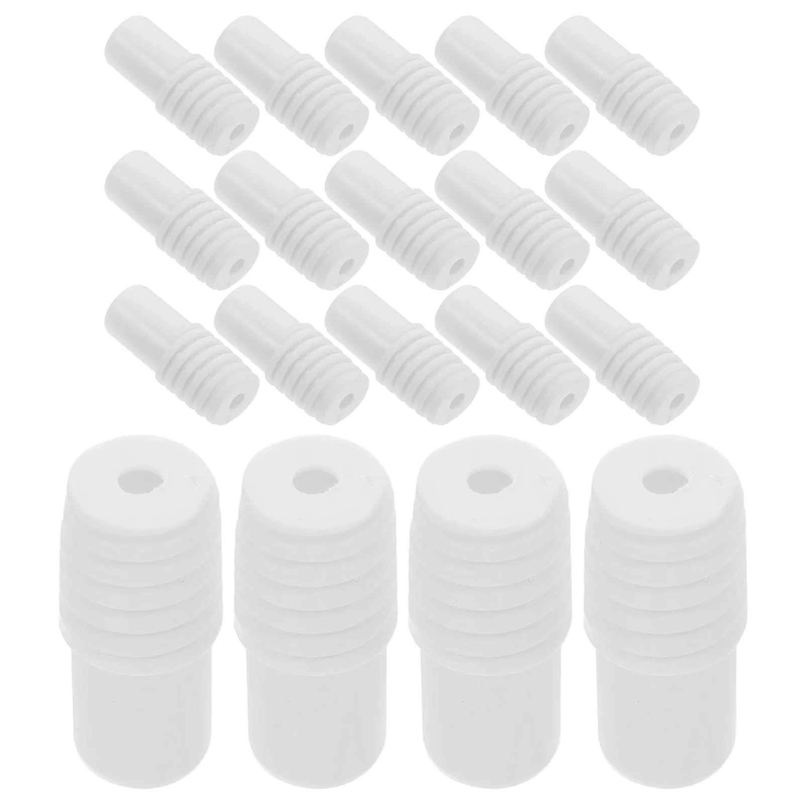 

20pcs Plastic Threaded Connectors for 19 22mm Mop Broom H Poles Durable Easy Install Replacement Extension Adapter