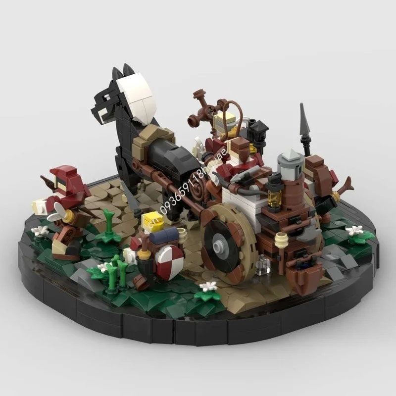 1123 個 MOC ザ・ウェイミリタリーショーキャッスルモデルビルディングブロック建設おもちゃ DIY アイデアレンガ子供クリスマスギフト誕生日