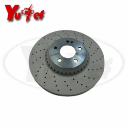 1 pair Front Brake Disc Rotor 222 420 01 72 For MB S-CLASS W222 OEM 2224200172